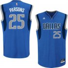Camiseta Chandler Parsons 25 Dallas Mavericks adidas Azul Nino
